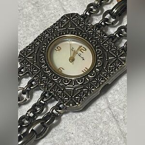 Vtg French Laundry Toggle Bracelet 4 Strand Ladies Watch